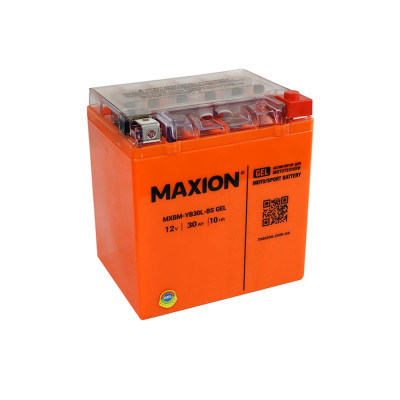 Мото акумулятор Maxion 30Ah YB30L-BS GEL - 3