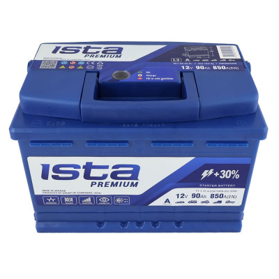 Автомобильный аккумулятор Ista 90Ah 850A Premium R+ - 3