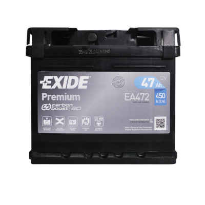 Автомобильный аккумулятор Exide 47Ah 450A Premium EA472 R+ - 4 Автомобильный аккумулятор Exide 47Ah 450A Premium EA472 R+ - 4