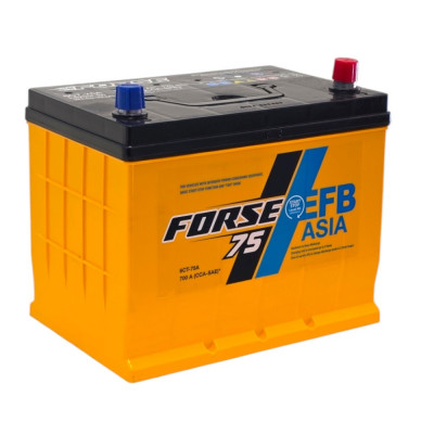 Автомобільний акумулятор Forse Premium 75Ah 700A Asia EFB R+ - 2