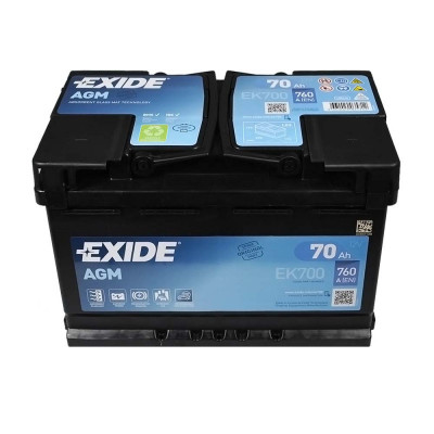 Автомобильный аккумулятор Exide 72Ah 760A Start-Stop AGM EK720 R+ - 2