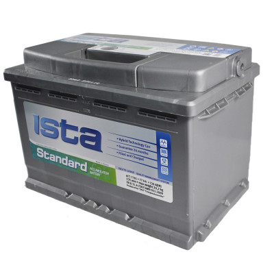 Автомобильный аккумулятор Ista 77Ah 720A Standard R+ - 2