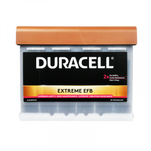 Автомобильный аккумулятор Duracell 65Ah 640A EFB Extreme DE65HEFB R+