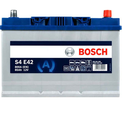 Автомобільний акумулятор Bosch 85Ah 800A S4 E42 EFB R+ - 1 Автомобільний акумулятор Bosch 85Ah 800A S4 E42 EFB R+ - 1