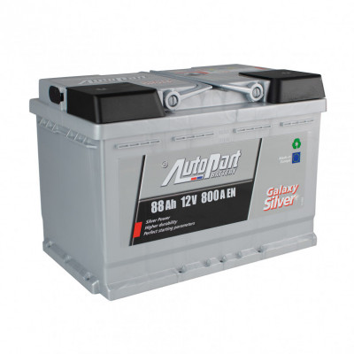 Автомобильный аккумулятор Autopart Galaxy Silver 88Ah 800A R+ - 1