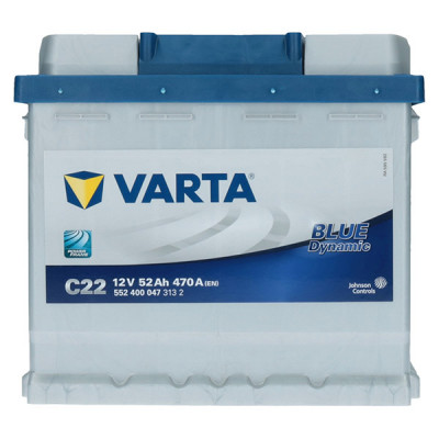 Автомобільний акумулятор Varta 52Ah 470A Blue Dynamic C22 R+ - 3