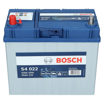 Автомобильный аккумулятор Bosch 45Ah 330A S4 022 L+ - 2 Автомобильный аккумулятор Bosch 45Ah 330A S4 022 L+ - 2