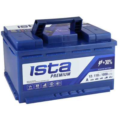 Автомобильный аккумулятор Ista 110Ah 1000A Premium R+ - 3