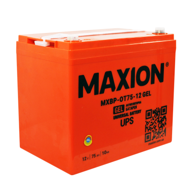 Гелевый аккумулятор Maxion 12V 75Ah OT 75-12 GEL - 3
