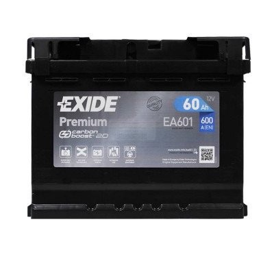 Автомобильный аккумулятор Exide 60Ah 600A Premium EA601 L+ - 4 Автомобильный аккумулятор Exide 60Ah 600A Premium EA601 L+ - 4