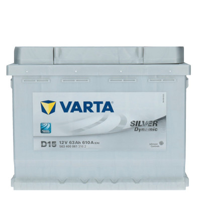 Автомобильный аккумулятор Varta 63Ah 610A Silver Dynamic D15 R+ - 2