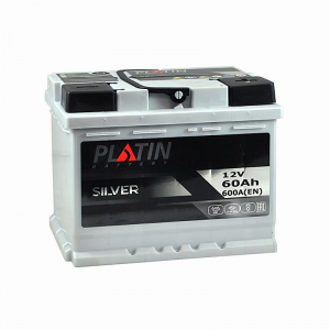 Автомобильный аккумулятор Platin Silver 60Ah 600A R+