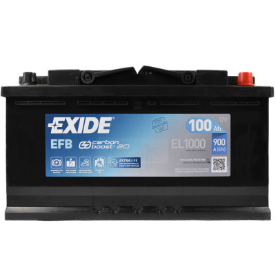 Автомобильный аккумулятор Exide 100Ah 900A Start-Stop EFB EL1000 R+ - 3