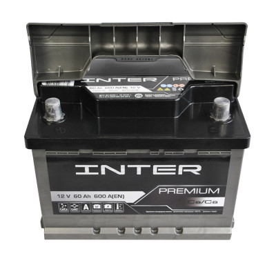 Автомобільний акумулятор Inter 60Ah 600A Premium L+ - 3