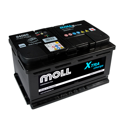 Автомобільний акумулятор Moll 85Ah 800A X-tra Charge R+ - 2