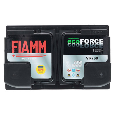 Автомобильный аккумулятор Fiamm 70Ah 760A EcoForce AGM VR760 R+ - 4