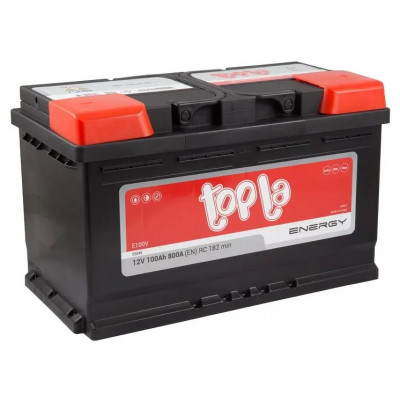 Автомобильный аккумулятор Topla 100Ah 800A Energy Short R+ - 1