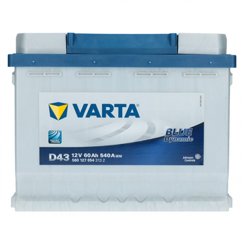 Автомобильный аккумулятор Varta 60Ah 540A Blue Dynamic D43 L+ - 2