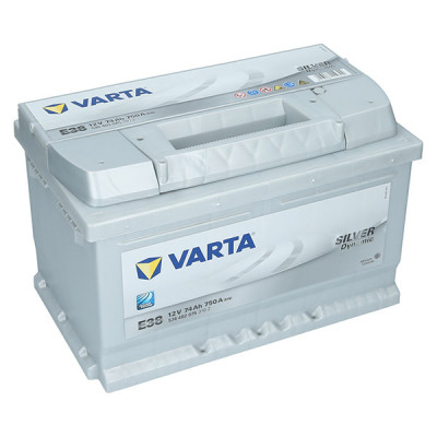 Автомобильный аккумулятор Varta 74Ah 750A Silver Dynamic E38 R+ - 1