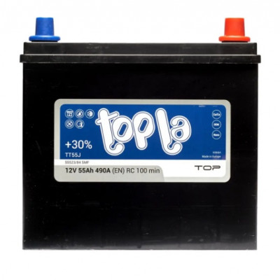 Автомобільний акумулятор Topla 55Ah 490A TOP Japan R+ - 2 Автомобільний акумулятор Topla 55Ah 490A TOP Japan R+ - 2
