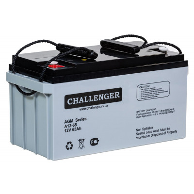 AGM аккумулятор Challenger 12V 65Ah A12-65 - 1