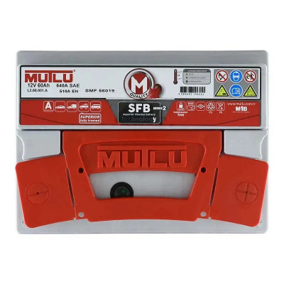 Автомобільний акумулятор Mutlu SFB 60Ah 510A R+ - 3