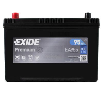 Автомобільний акумулятор Exide 95Ah 800A Premium EA955 L+ - 3