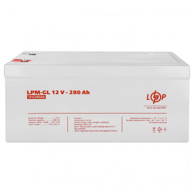 Гелевый аккумулятор LogicPower 12V 280Ah LPM-GL 12-280 - 2
