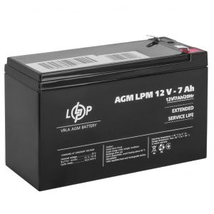 AGM акумулятор LogicPower 12V 7Ah LPM 12-7