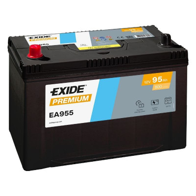 Автомобільний акумулятор Exide 95Ah 800A Premium EA955 L+ - 1