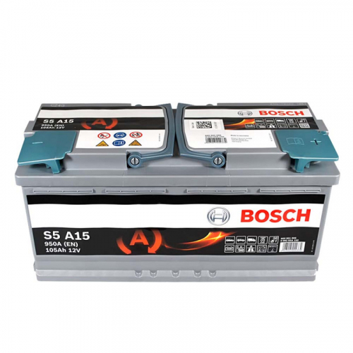 Автомобільний акумулятор Bosch 105Ah 950A S5 A15 AGM R+ - 2