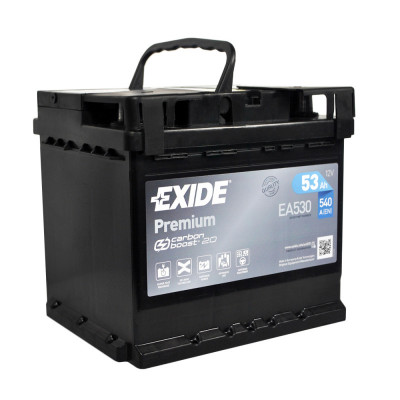 Автомобильный аккумулятор Exide 53Ah 540A Premium EA530 R+ - 2