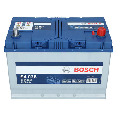 Автомобильный аккумулятор Bosch 95Ah 830A S4 028 R+ - 2 Автомобильный аккумулятор Bosch 95Ah 830A S4 028 R+ - 2