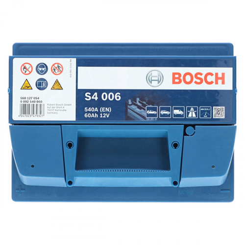 Автомобильный аккумулятор Bosch 60Ah 540A S4 006 L+ - 4