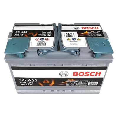 Автомобільний акумулятор Bosch 80Ah 800A S5 A11 AGM R+ - 3