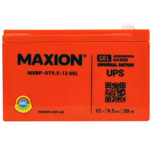 Гелевий акумулятор Maxion 12V 9,5Ah OT 9,5-12 GEL