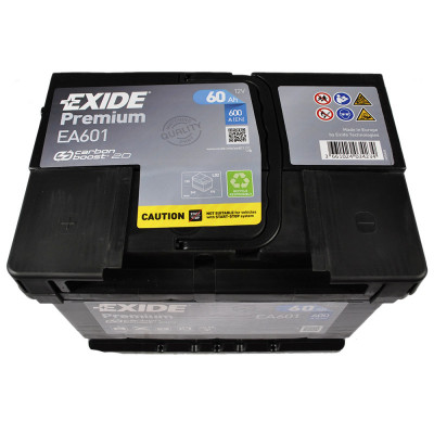 Автомобільний акумулятор Exide 60Ah 600A Premium EA601 L+ - 3