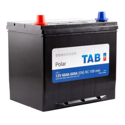 Автомобильный аккумулятор TAB 60Ah 600A Polar L+ - 1