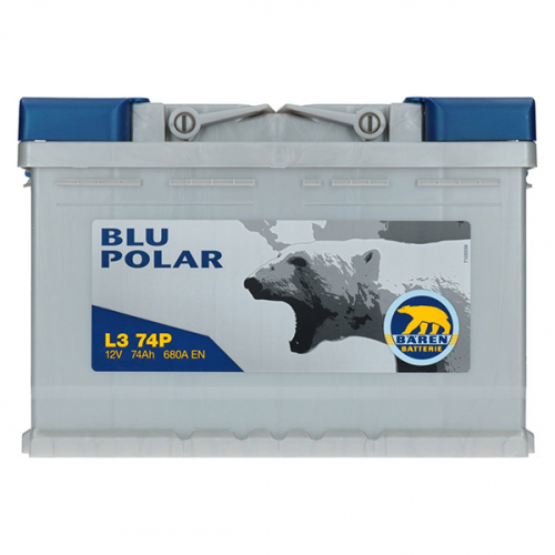 Автомобільний акумулятор Baren 74Ah 680A Blu Polar R+ - 3