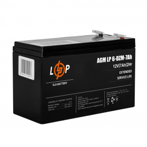 Тяговый аккумулятор LogicPower 12V 7Ah LP 6-DZM-7