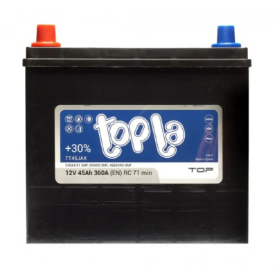 Автомобільний акумулятор Topla 45Ah 360A TOP Japan L+ - 2