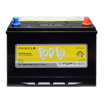 Автомобильный аккумулятор Topla 105Ah 900A EFB TOP Japan R+ - 2