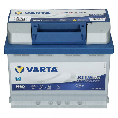 Автомобильный аккумулятор Varta 60Ah 640A Blue Dynamic EFB N60 R+ - 2