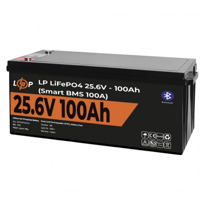 Литиевый аккумулятор LogicPower 24V 100Ah LifePO4 (Smart BMS 100A) - 2