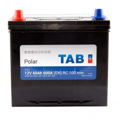 Автомобильный аккумулятор TAB 60Ah 600A Polar L+ - 2