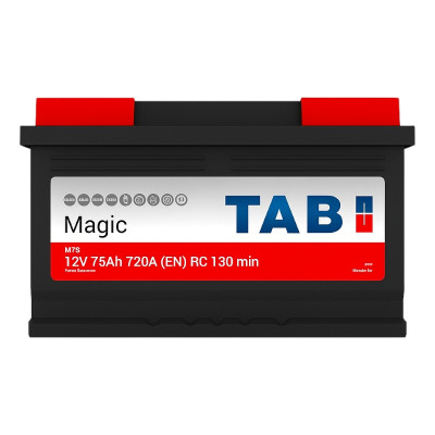 Автомобільний акумулятор TAB 75Ah 720A Magic R+ - 1