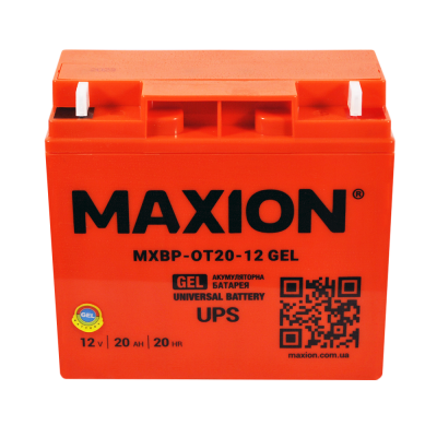 Гелевый аккумулятор Maxion 12V 20Ah OT 20-12 GEL - 3