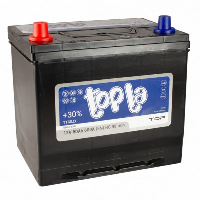 Автомобільний акумулятор Topla 60Ah 600A TOP Japan L+ - 1