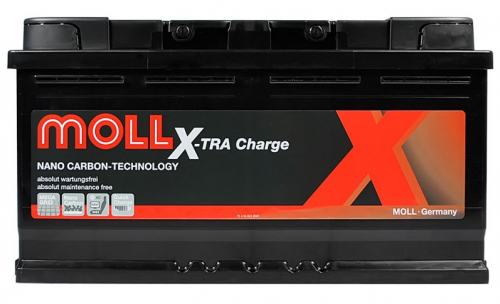 Автомобільний акумулятор Moll 110Ah 900A X-tra Charge R+ - 1