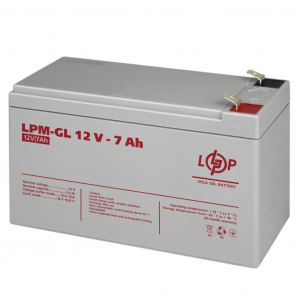 Гелевый аккумулятор LogicPower 12V 7Ah LPM-GL 12-7